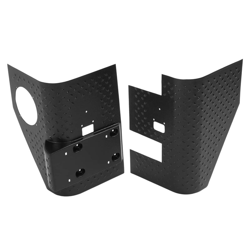 DURAFORCE Rear Body Armor Corner Guards Headlight for Jeep Wrangler TJ 1997-2006