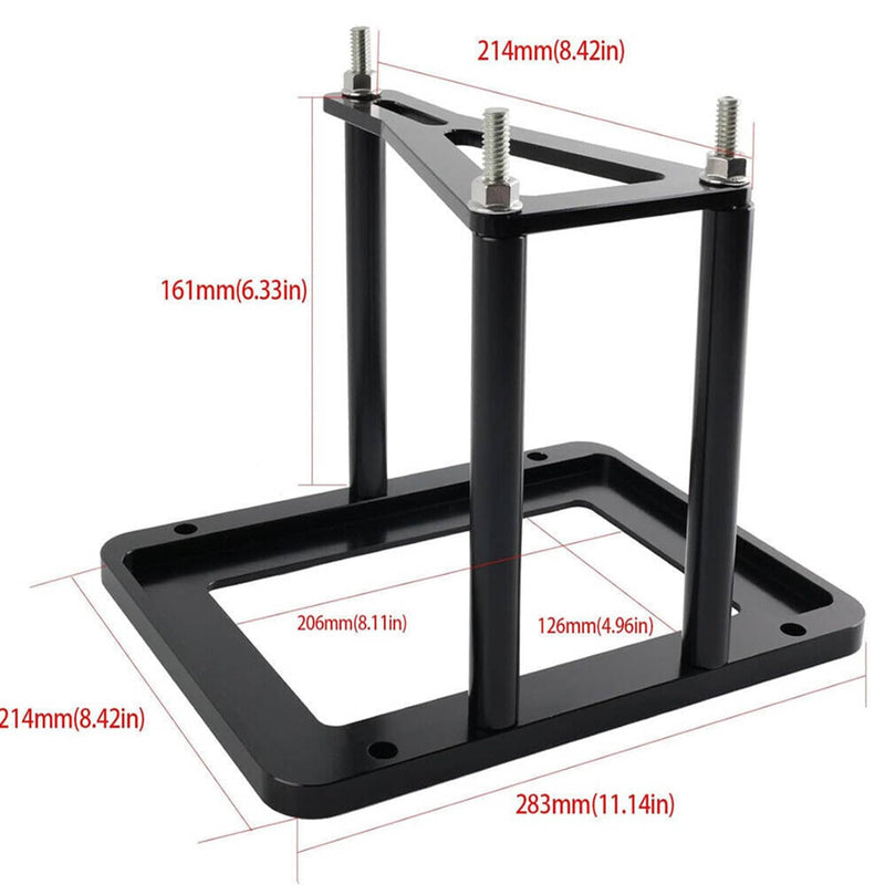 Billet Aluminum Battery Tray Hold Down Relocation Box Racing Mount