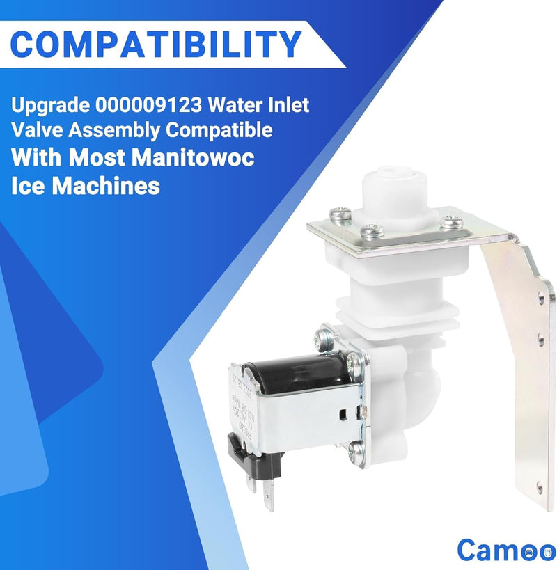 000009123 Water Inlet Valve 120V 60Hz 5W for Manitowoc Ice Machine