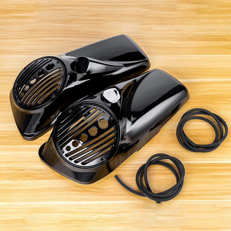 ABS 8" Speaker Lids with Tweeter Port for Harley Touring Models 2014-2023