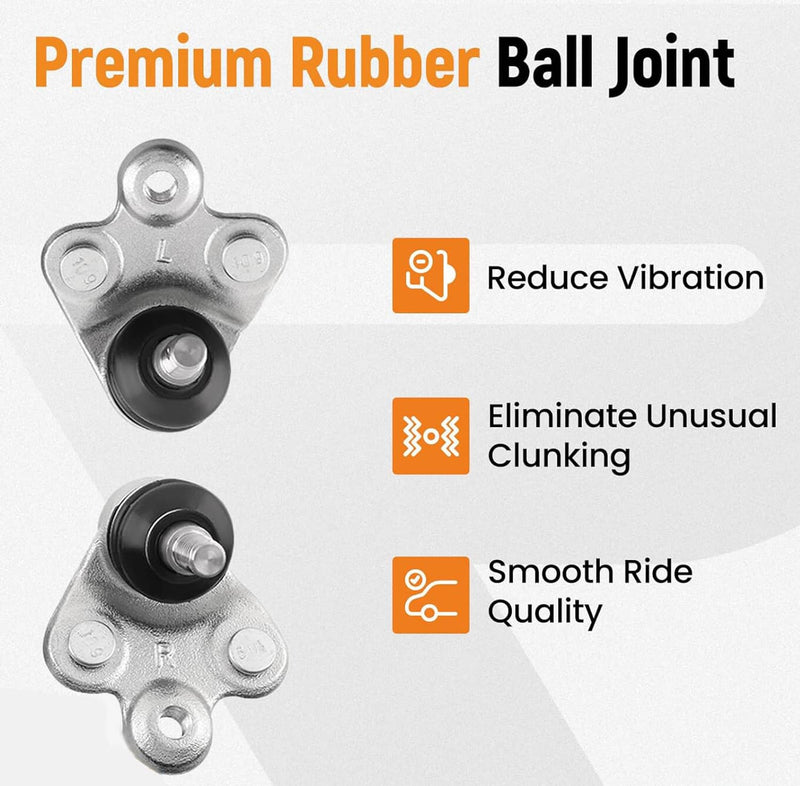 Lower Control Arms Ball Joint Sway Bar Tie Rod for Honda Civic 2006-2011 14Pcs