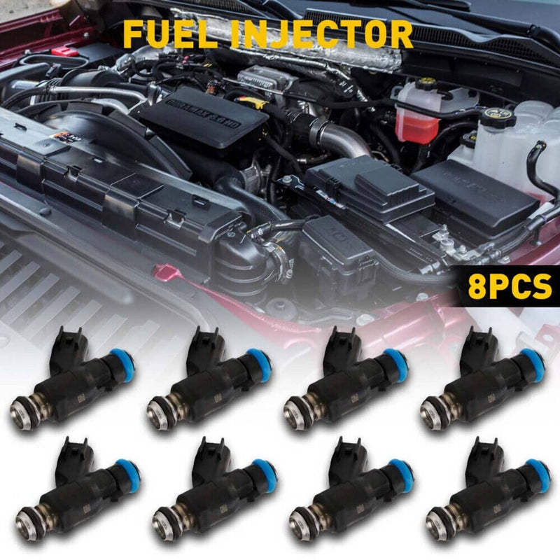 12613411 8PCS Fuel Injector for GMC Sierra Chevrolet V8 4.8L 5.3L 6.0L