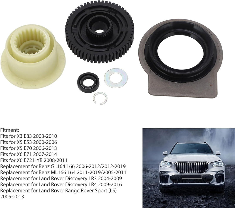 Transfer Case Actuator Motor Gear Repair Kit for BMW X3 X5 E83 E53 E70 E71 E90