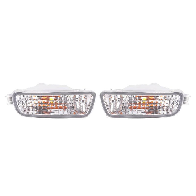 DURAFORCE Pair Bumper Turn Signal Lights for Toyota Tacoma 2001-2004 Driver Passenger Side