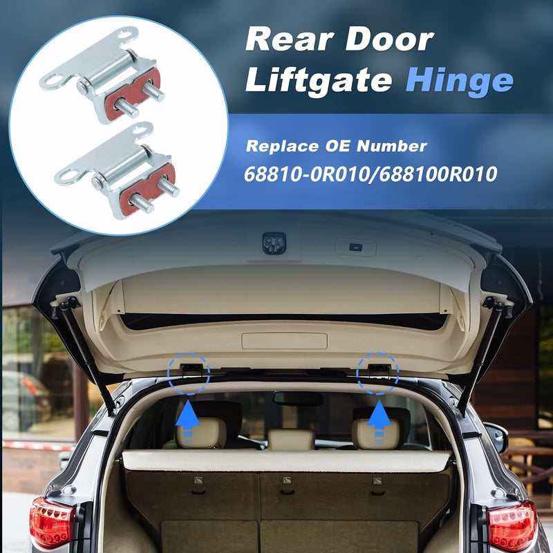 2x Rear Door Liftgate Hinge Left Right 68810-0R010 for Toyota RAV4 2013-2018