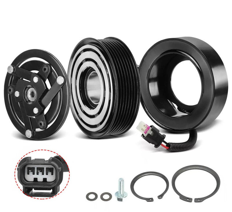 AC Compressor Clutch Kit 7-Groove for Honda Civic 2.0L 2016-2021