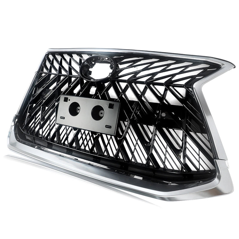 FIT 2016-2021 Lexus LX570 Luxury Grill Front Upper Grille w/ Chrome Sport Style