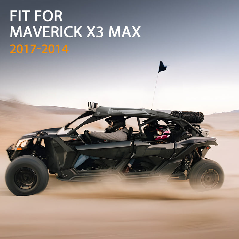 Plastic Hard Roof Top for Can Am Maverick MAX X DS Turbo R RR 4 Seater 4 Piece