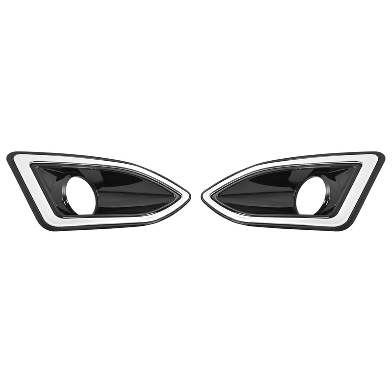 Fog Light Trim Bezel Cover for Ford Edge 2015-2018 Left Right Pair