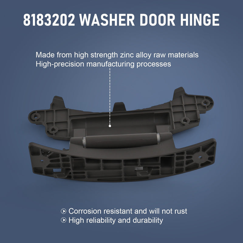 WP8183202 8183202 W10005090 Washer Door Hinge for Kenmore