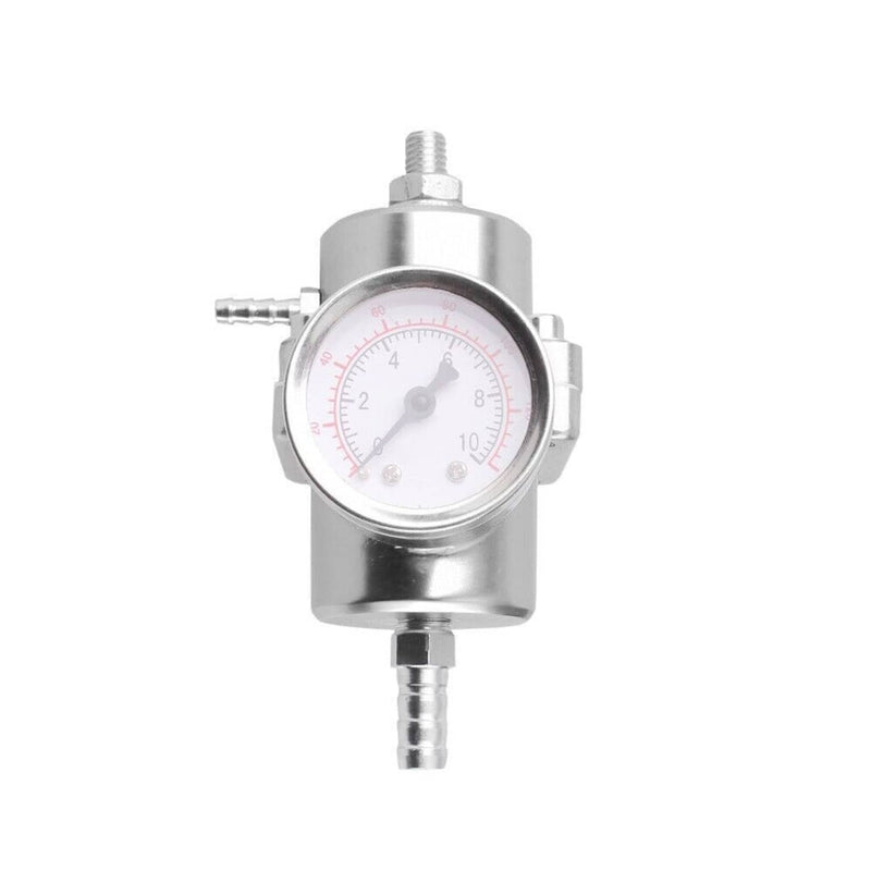 Adjustable Fuel Pressure Regulator Kit with 0-140 Psi Gage Hose Universal