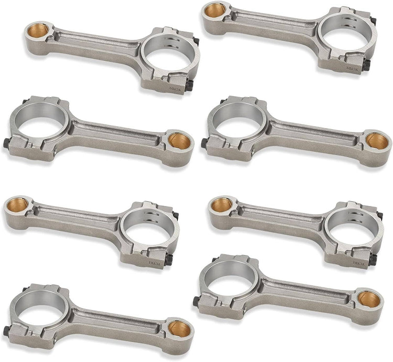 12577583 Floating Pin Connecting Rod 8Pcs for GM 5.3L 6.0L 6.2L LS2 LS3 Gen IV