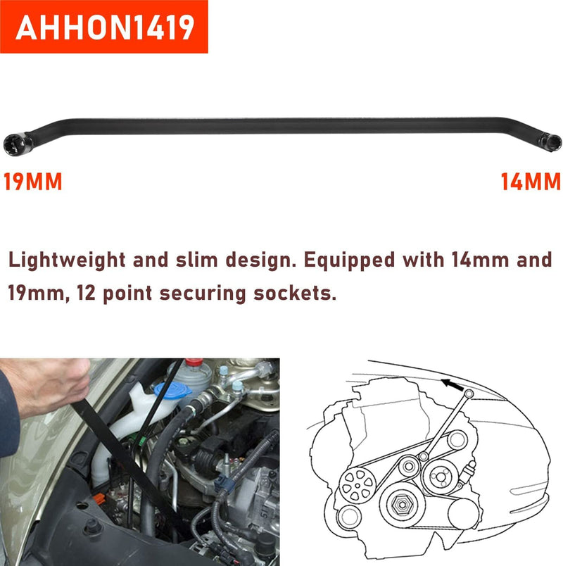 AHHON1419 Serpentine Belt Wrench Tensioner Tool for Honda for Acura Accord CR-V