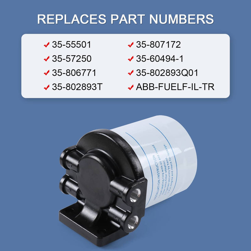 18-7983-1 Marine Fuel Water Separator Kit Filter for Mercury 35-807172