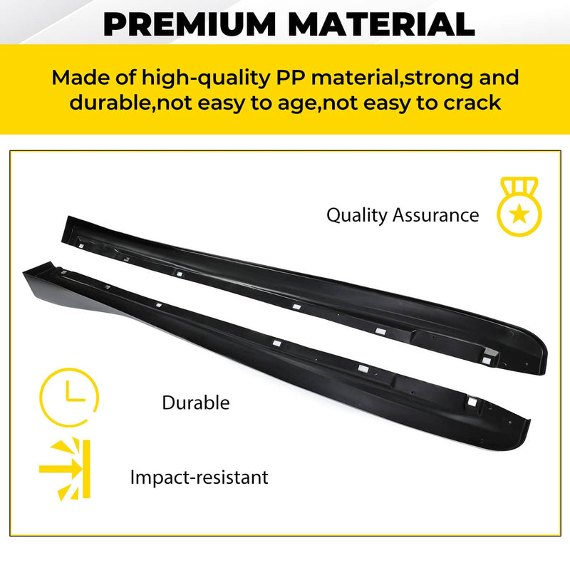 DURAFORCE CS Side Skirt Rocker Extensions for Subaru Impreza WRX STI 02-07 PP