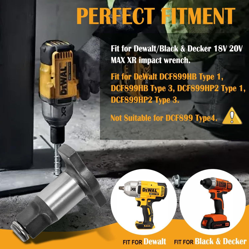 Impact Wrench Anvil Assembly 1/2'' for Dewalt 18V 20V MAX XR DCF899HB