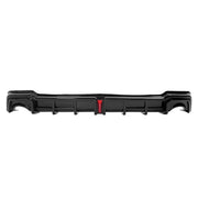 DURAFORCE Rear Bumper Diffuser Corner Spat With LED Light for Honda Civic 22-26 Black
