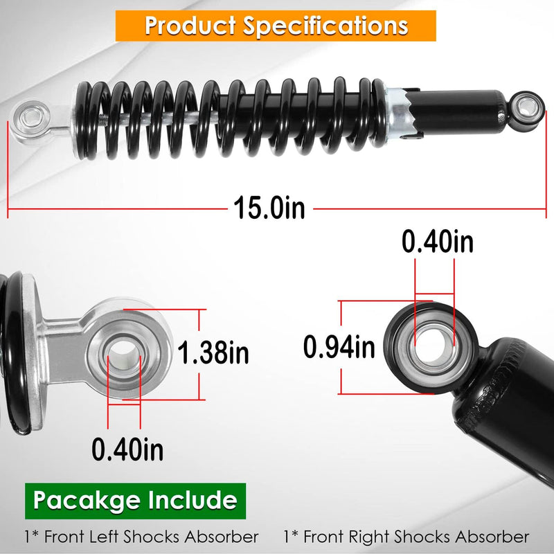AM129514 Front Left Right Shocks for John Deere Gator TE TH TS TX 2 Pieces