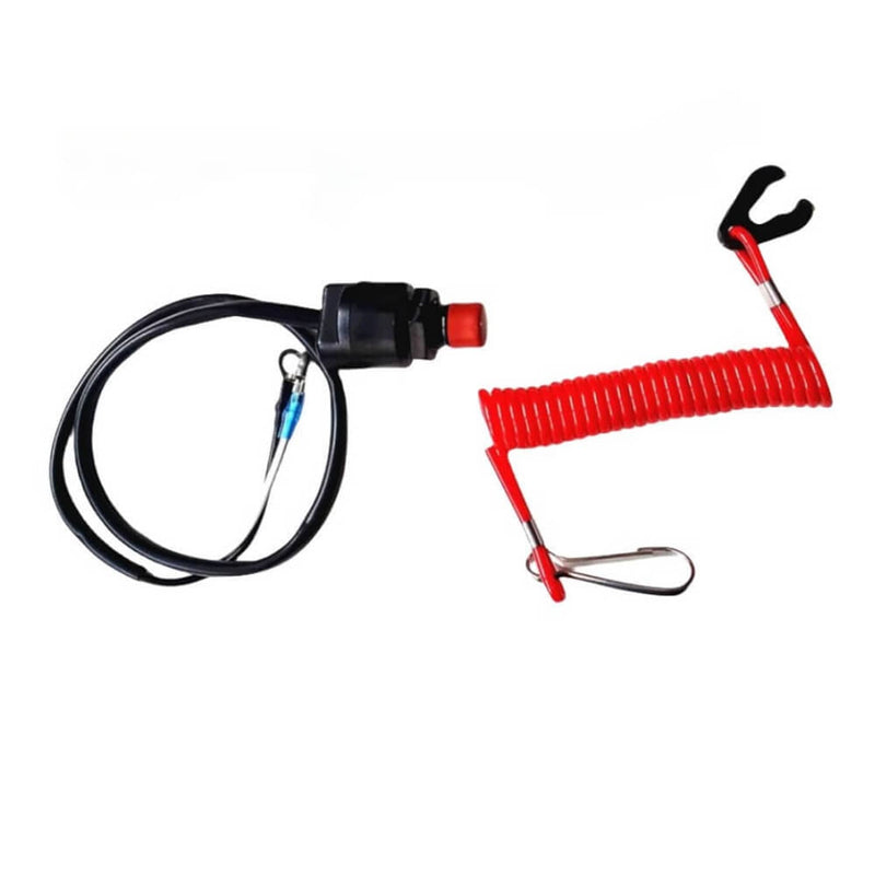 DURAFORCE 63V-82575-00 Kill Stop Switch Safety Lanyard for Yamaha Outboard 6E9-82575-02