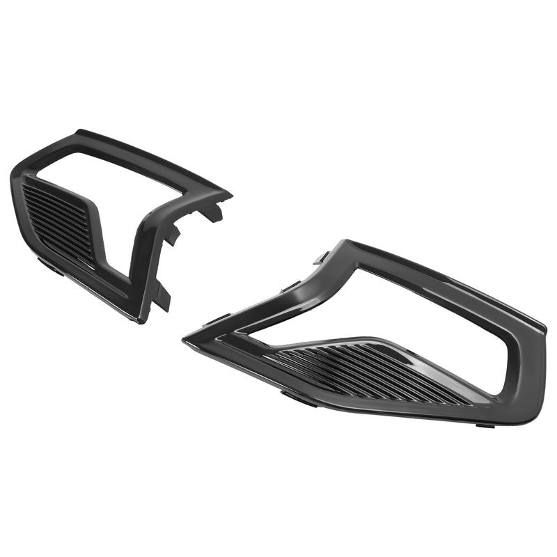 Front Bumper Fog Light Lamp Grille Covers Bezel Trim for Ford Fusion 2019-2020