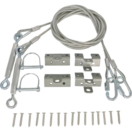 DURAFORCE Conversion Cable Kit for Toy Hauler Patio Door 109 Inch Upper Lower Bracket