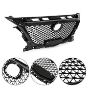 DURAFORCE 15 Honeycomb Upper Grille Bumper Assembly Set for Mazda 3 Axela 2014-2016 Black