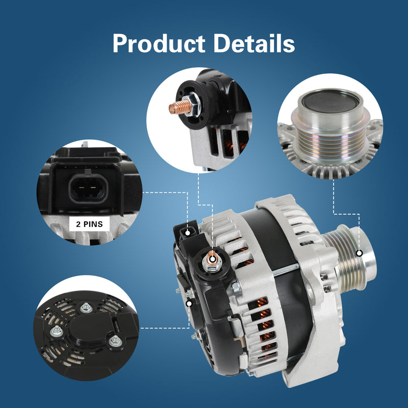 170A Alternator for Chevrolet Camaro Cadillac Escalade GMC Yukon 12V CW