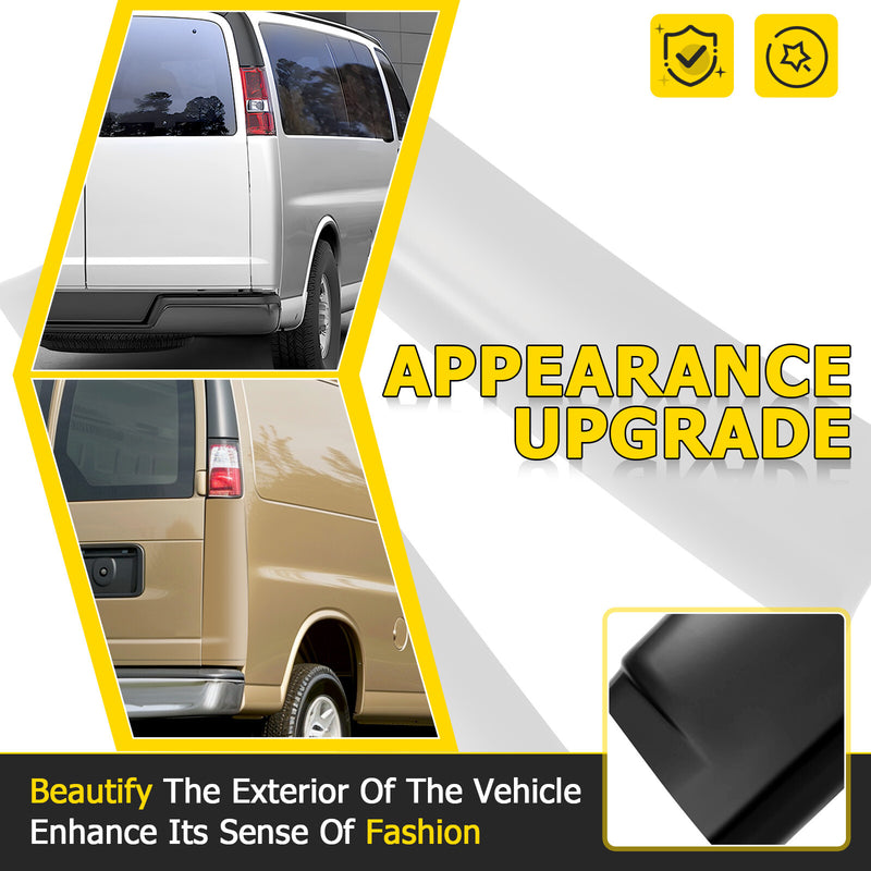 Rear Passenger Right Quarter Panel Extension Fender for Chevy Express Van 3500