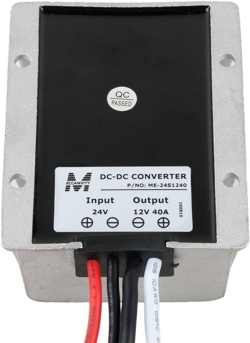 24V to 12V Step Down Power Converter Regulator 40A 480W Waterproof DC