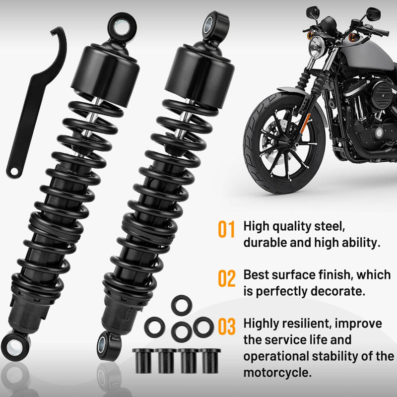 15" Rear Shocks Absorbers for Harley Sportster XL1200 883 48 72 Pair