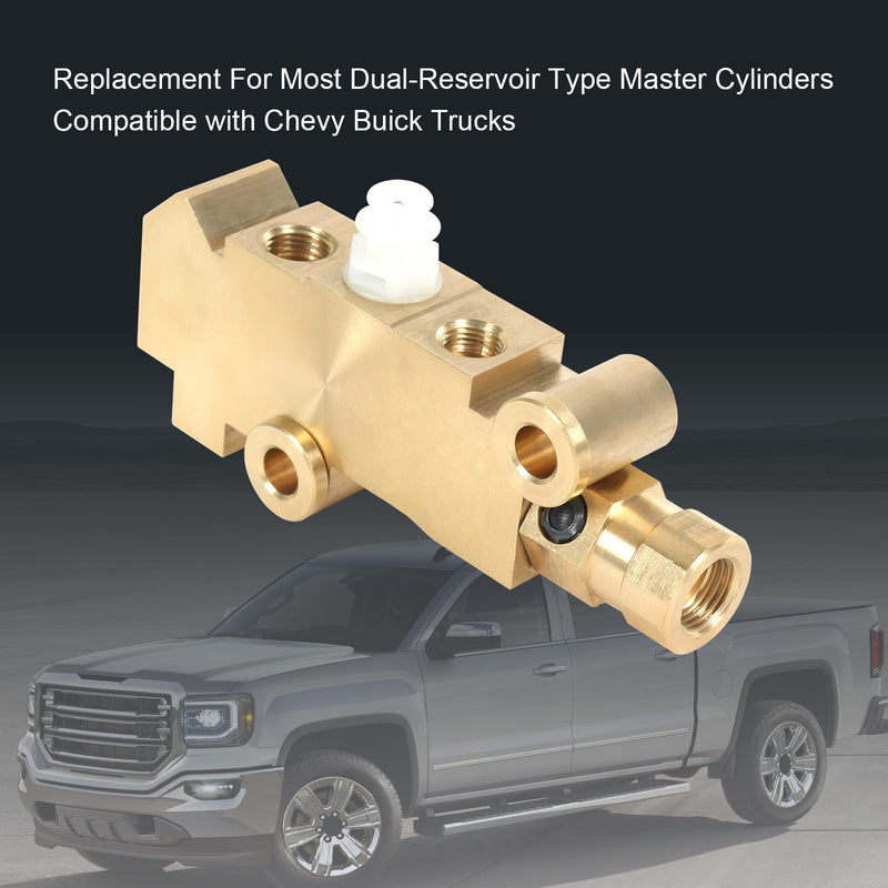 PV2 Brass Brake Proportioning Valve Disc Front Drum Rear & Mount