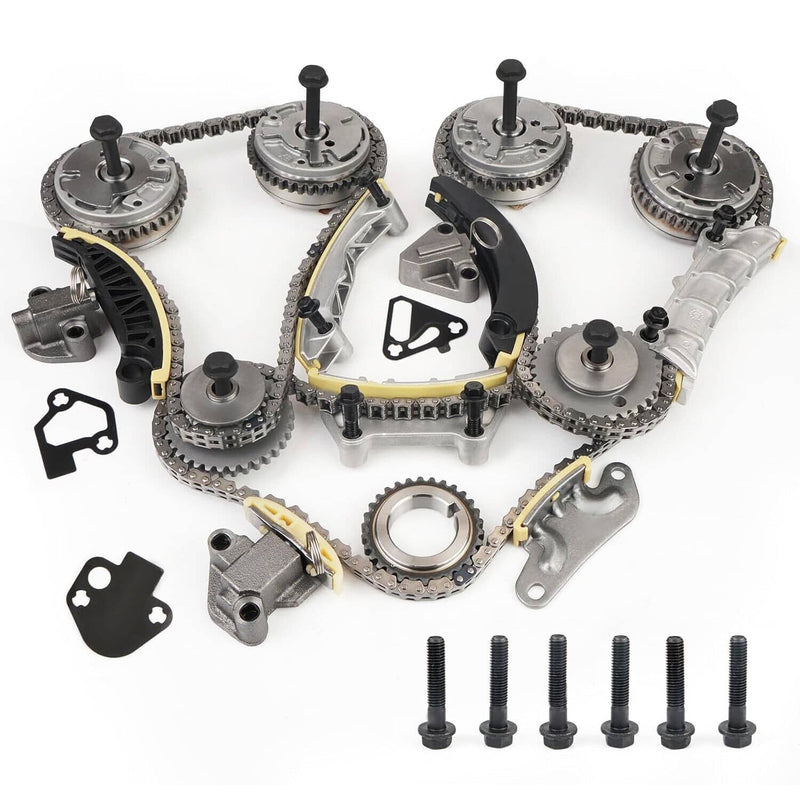 Timing Chain Kit 4VVT Cam Phaser Gear for Buick Cadillac Chevrolet GMC Pontiac