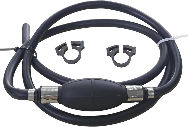DURAFORCE 5/16" Marine Outboard Boat Motor Fuel Gas Hose Line Assembly With Primer Bulb
