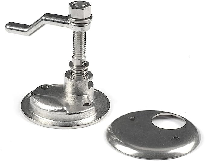 Boat Cam Latch 316 Stainless Steel Marine Hatch Pull with Back Plate Screws