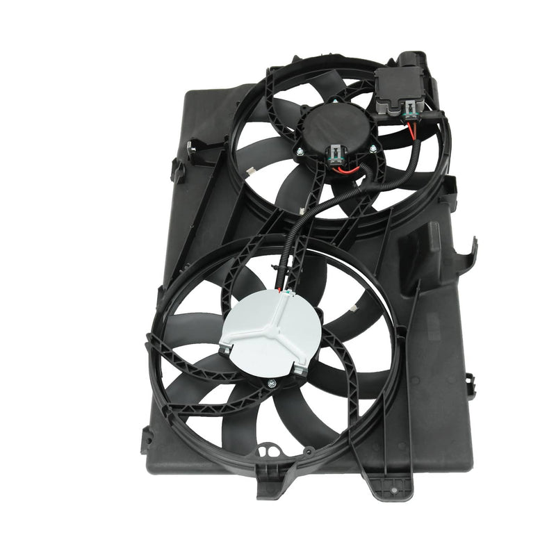 FO3115177 Dual Radiator Condenser Cooling Fan Assembly for Ford Edge Lincoln MKX