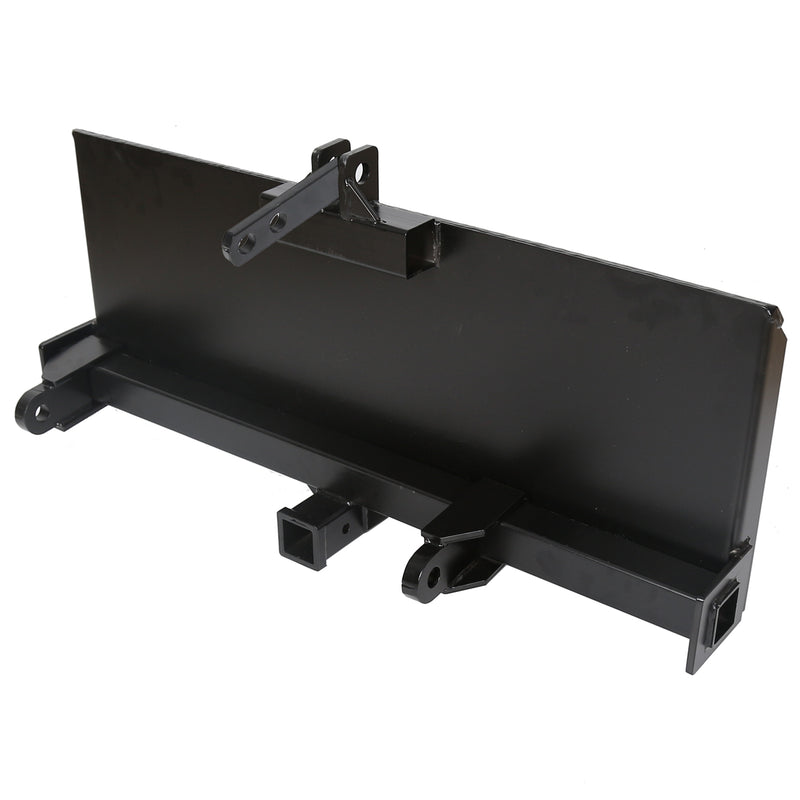 3-Point Attachment Adapter Hitch Adjustable for Skid Steer Loader Tractor