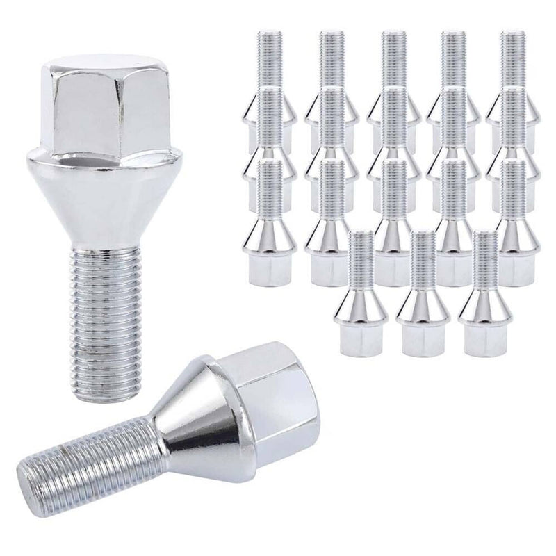 12x1.25 Wheel Lug Nuts 20PCS for Jeep Cherokee Compass Dodge Dart Chrysler 200