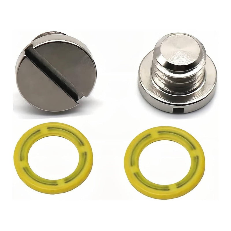 DURAFORCE 8M0058389 Lower Unit Drain Fill Hole Screw Set for Mercruiser Mercury 1079953Q04
