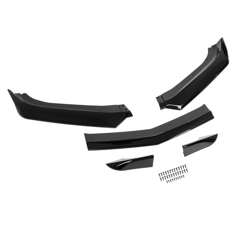 Front Bumper Lip Low Spoiler for Chevy Camaro SS V8 2016-2024 Gloss Black