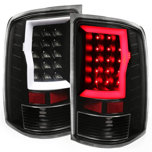 DURAFORCE LED Tail Lights Lamps for GMC Sierra 1500 2500HD 3500HD 2007-2014 Black