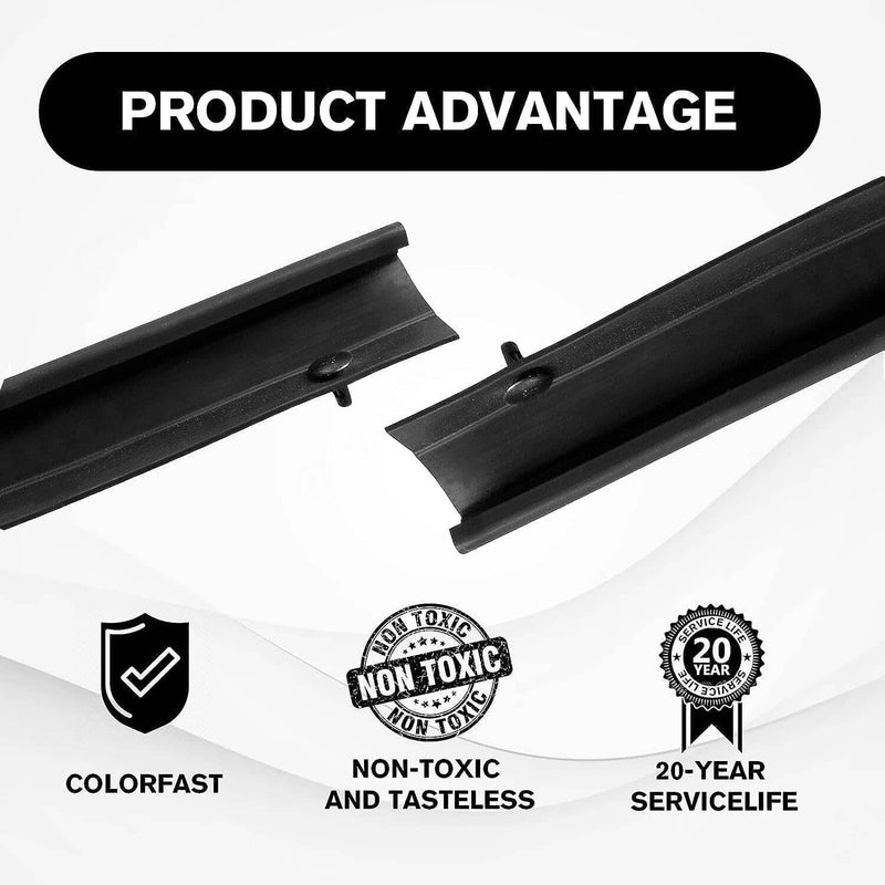Front Rear Lower Door Weather Strip Seal for Ford F250 F350 Crew Cab 99-16