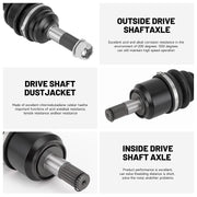 DURAFORCE 44220-HR3-A21 CV Axle Shaft for Honda Rancher 420 Front Left Right 2 Pieces
