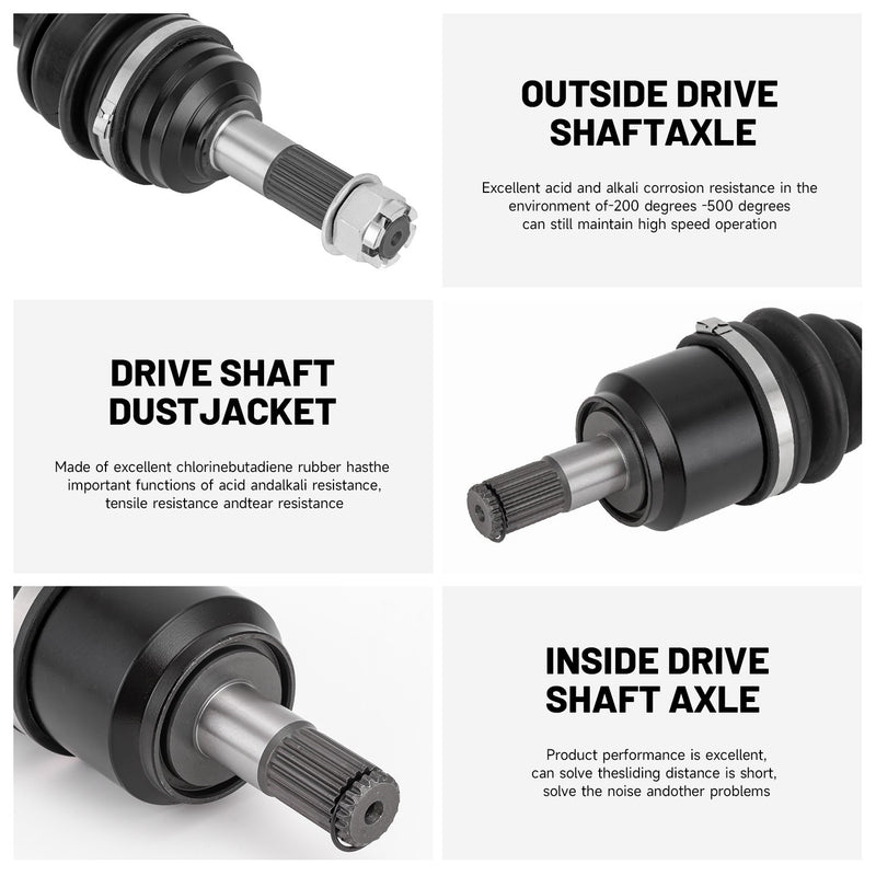 DURAFORCE 44220-HR3-A21 CV Axle Shaft for Honda Rancher 420 Front Left Right 2 Pieces