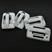 DURAFORCE Door Handle Cover for Ford F-150 F150 4DR Crew Cab 2004-2014 Chrome ABS Keypad