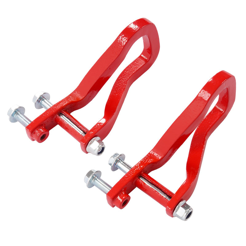 Heavy Duty Front Car Tow Hooks With Bolts Red for GMC Sierra 1500 2019-2026