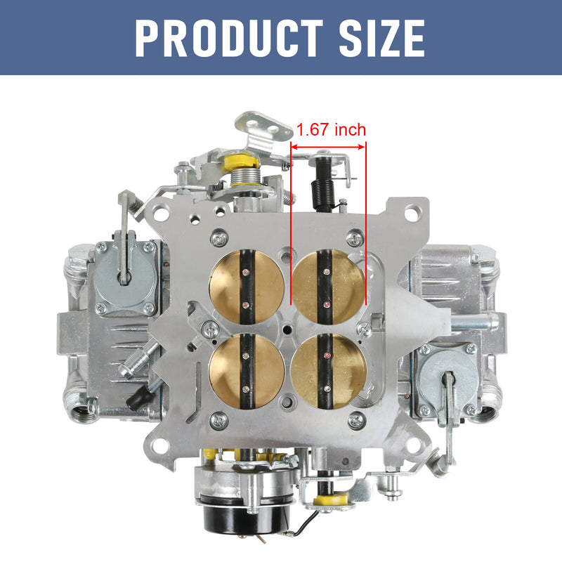 650 CFM Brawler Double Pumper Carburetor Electric Choke 4 Barrel BR-67255
