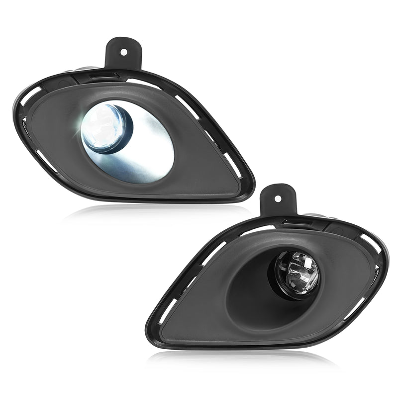 LED Fog Lights Driving Lamp for Dodge Charger SRT 2015-2023 Bracket Wiring Set