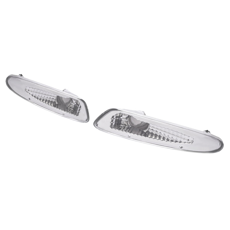 Clear Bumper Side Marker Lights for Mercedes Benz R230 SL Class 2003-2006 Pair