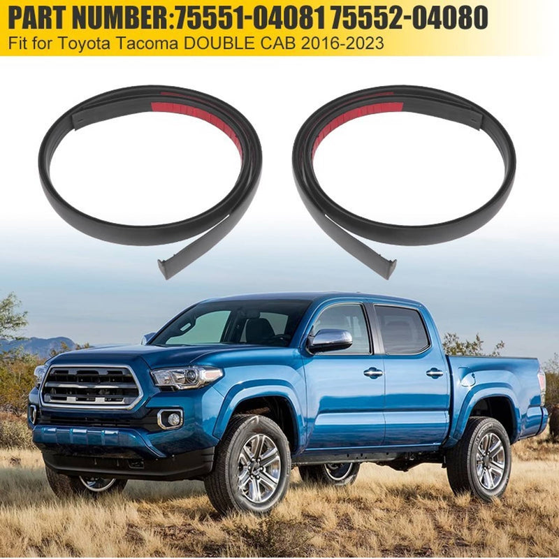 Roof Drip Molding LH RH for Toyota Tacoma Double Cab 2016-2023 7555104081