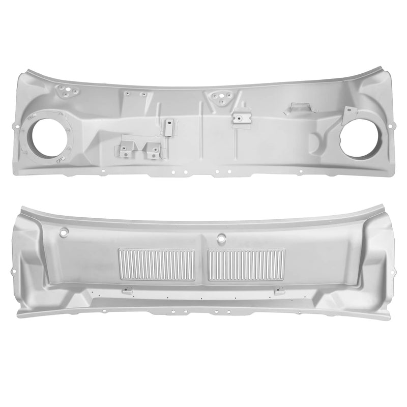 DURAFORCE Upper & Lower Windshield Cowl Panel Wiper Powder Coated for Ford Mustang 67-68